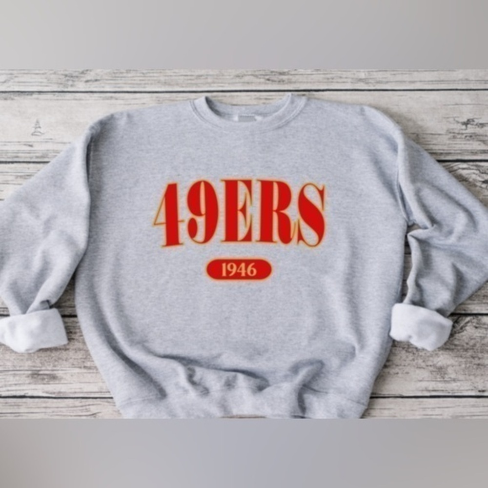 49ers Offset Crewneck